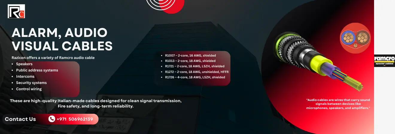 High-quality industrial cables for automation and control