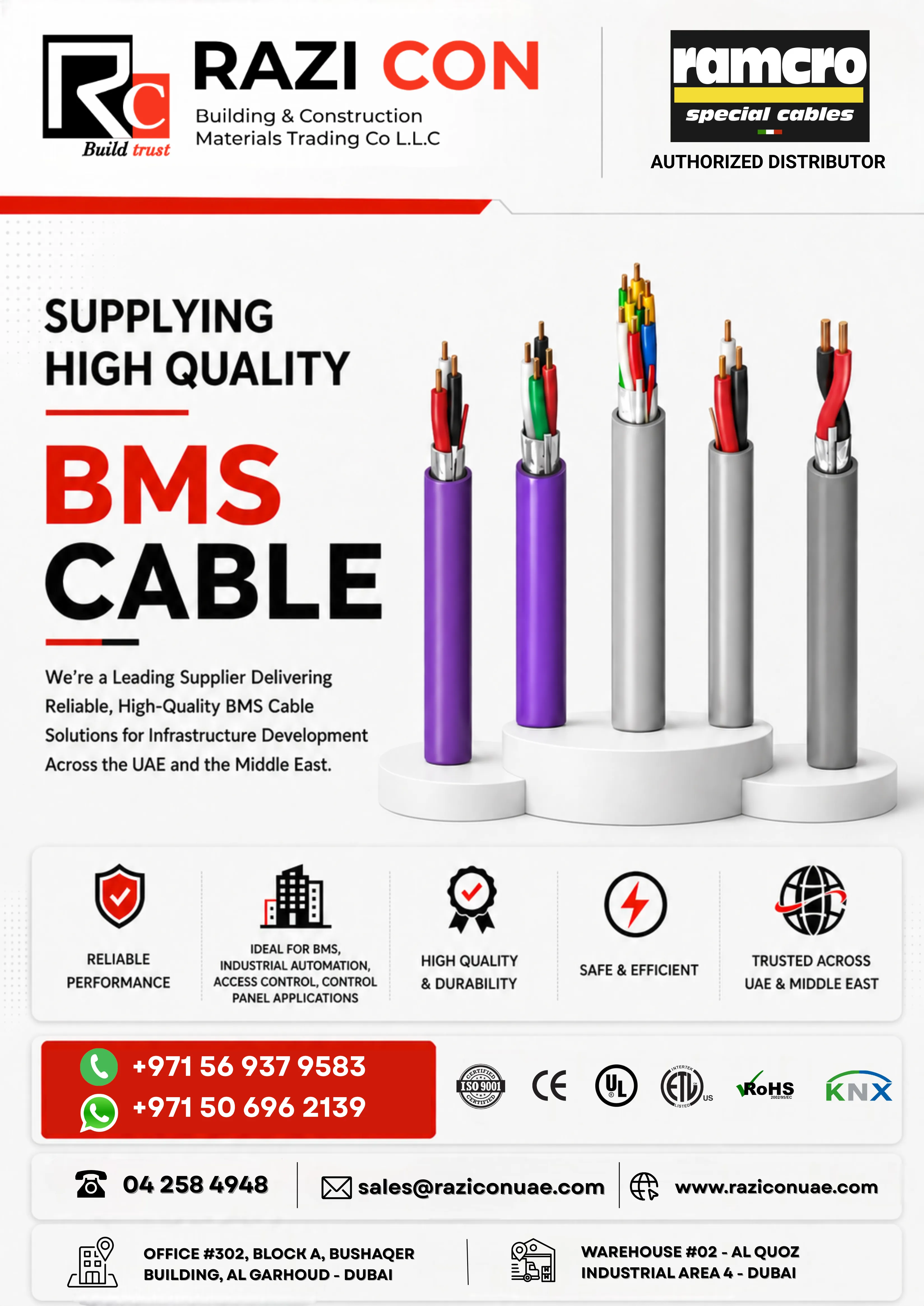 BMS Cable for Building Management System