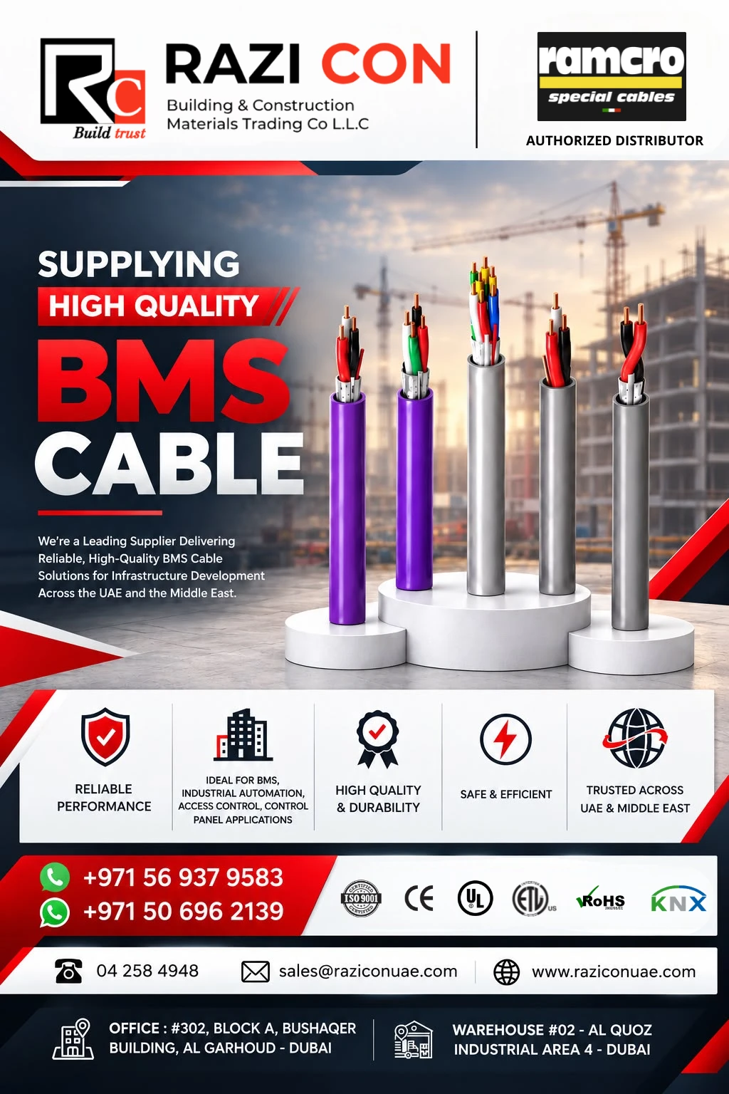 Ramcro BMS Cable | Building Management System Cable