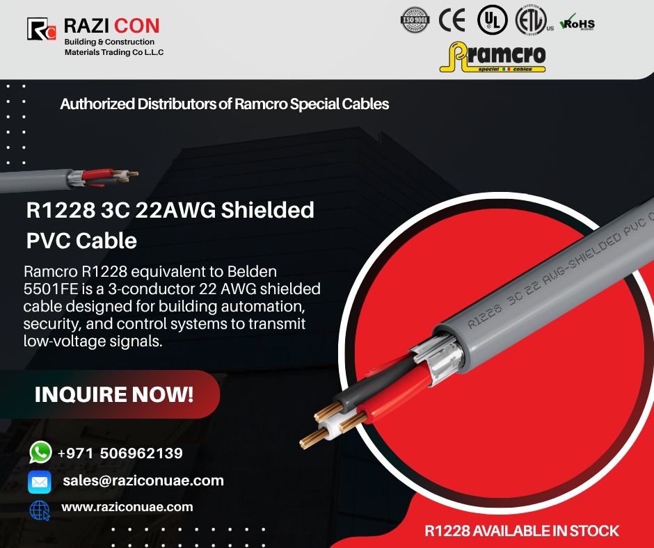 Ramcro R1228 – Trusted Italian Cable for HVAC & Control Applications