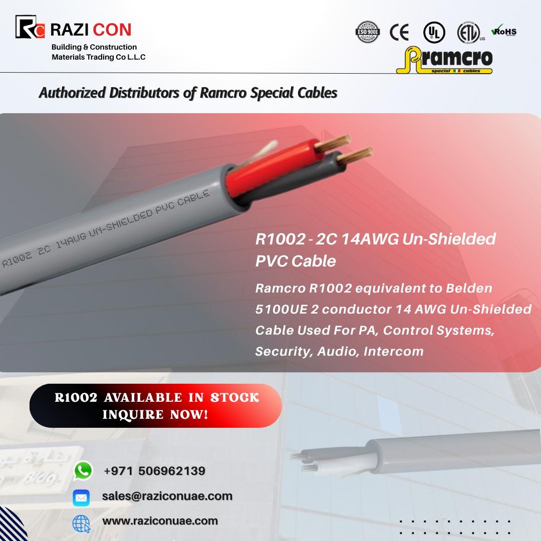 Ramcro R1002 | High-Quality European Cable for HVAC & Security Wiring