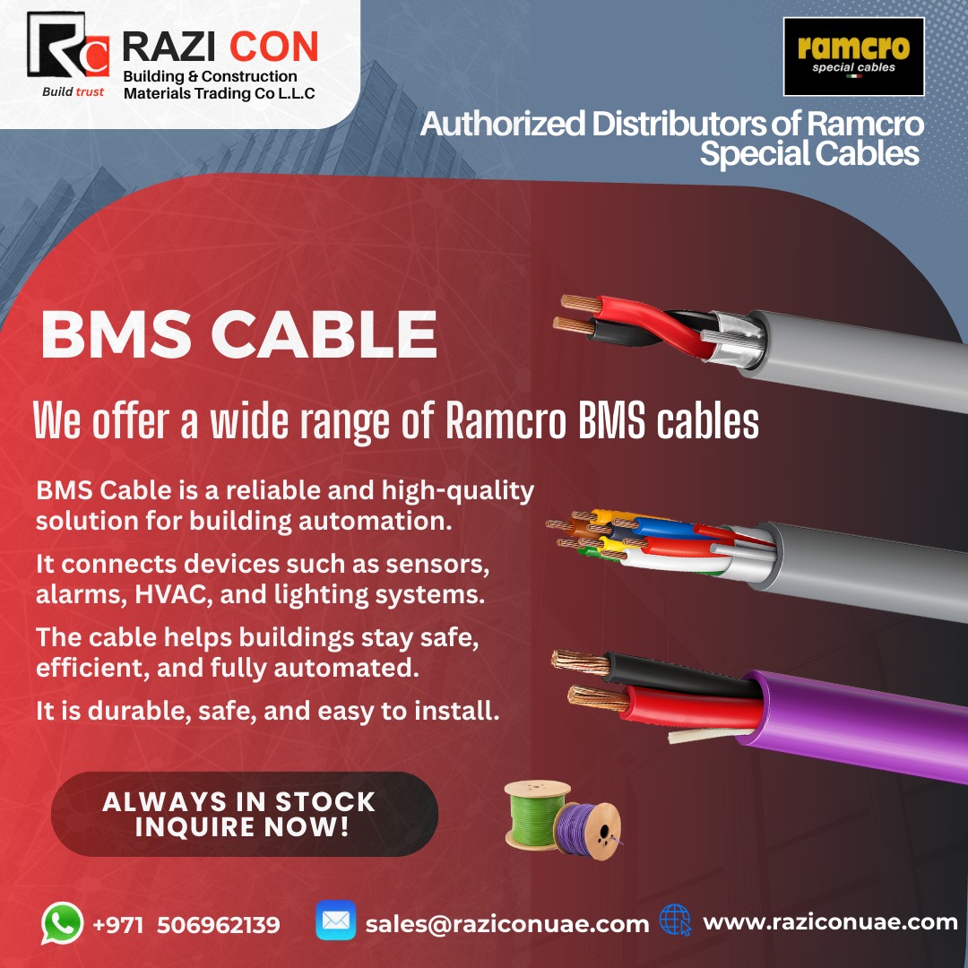 Building Management System Cables – HVAC, Security, Lighting & Automation Control Solutions